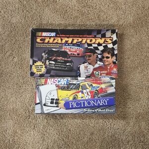 Vintage NASCAR Champions Board Game + NASCAR Pictionary